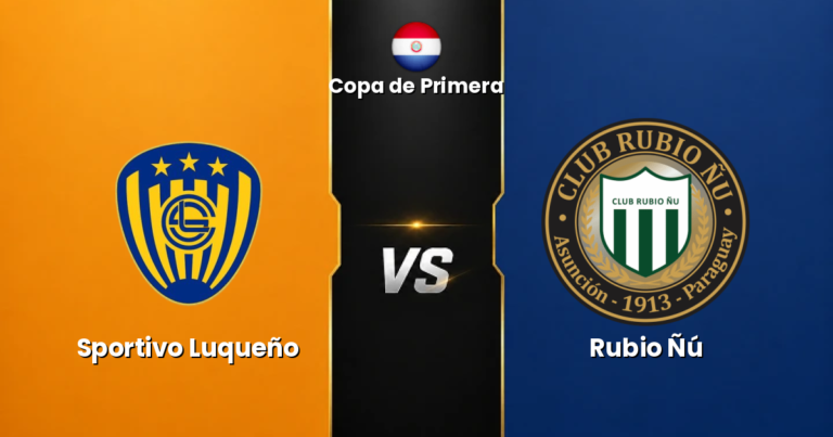 Sportivo Luqueño vs Rubio Ñú - Copa de Primera