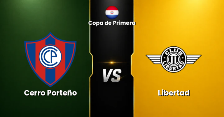 Cerro Porteño vs Libertad - Copa de Primera