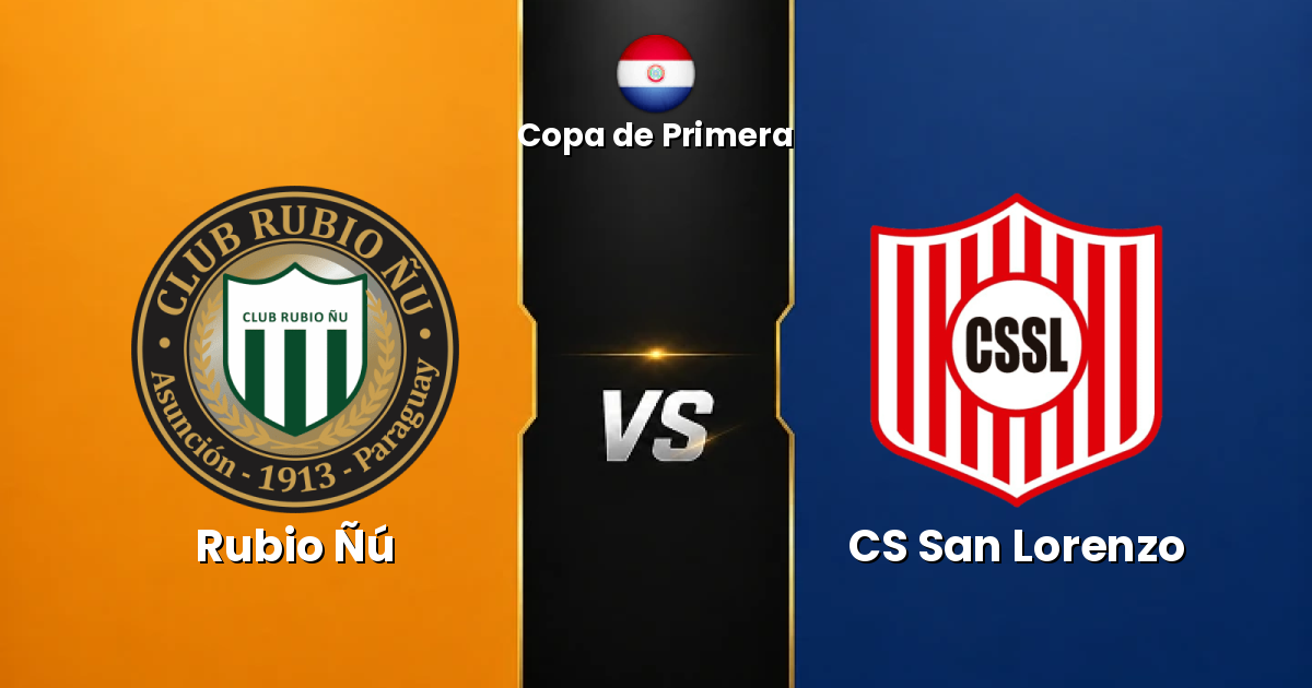 Rubio Ñú vs CS San Lorenzo - Copa de Primera