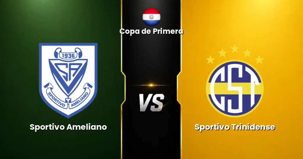 Sportivo Ameliano vs Sportivo Trinidense - Copa de Primera