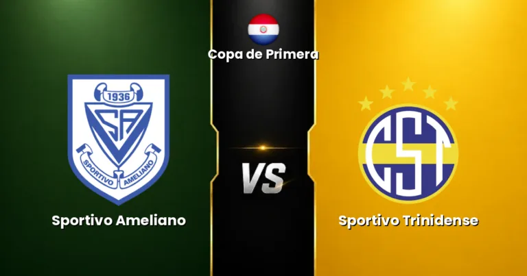 Sportivo Ameliano vs Sportivo Trinidense - Copa de Primera