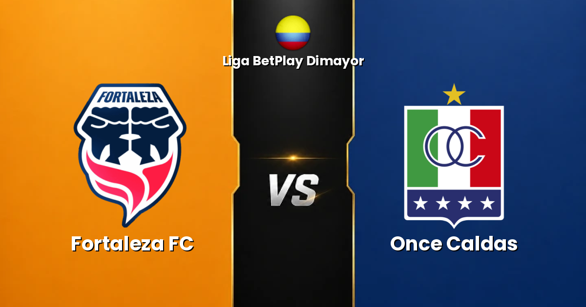 Fortaleza FC vs Once Caldas - Liga BetPlay Dimayor